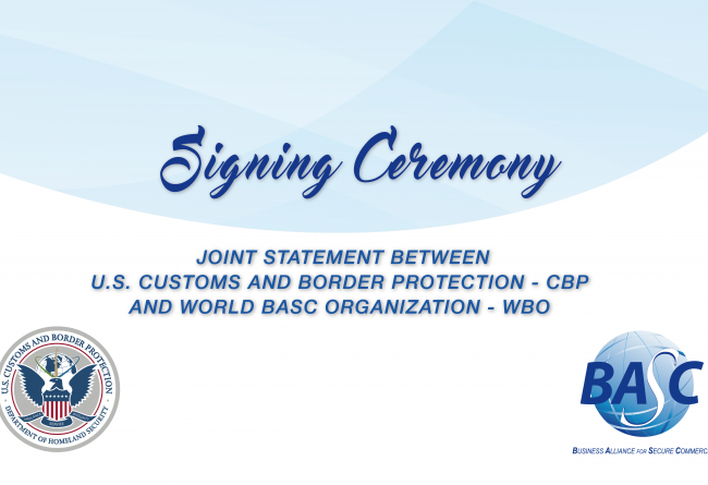 Ceremonia de Firma de la Declaración Conjunta entre CBP y WBO